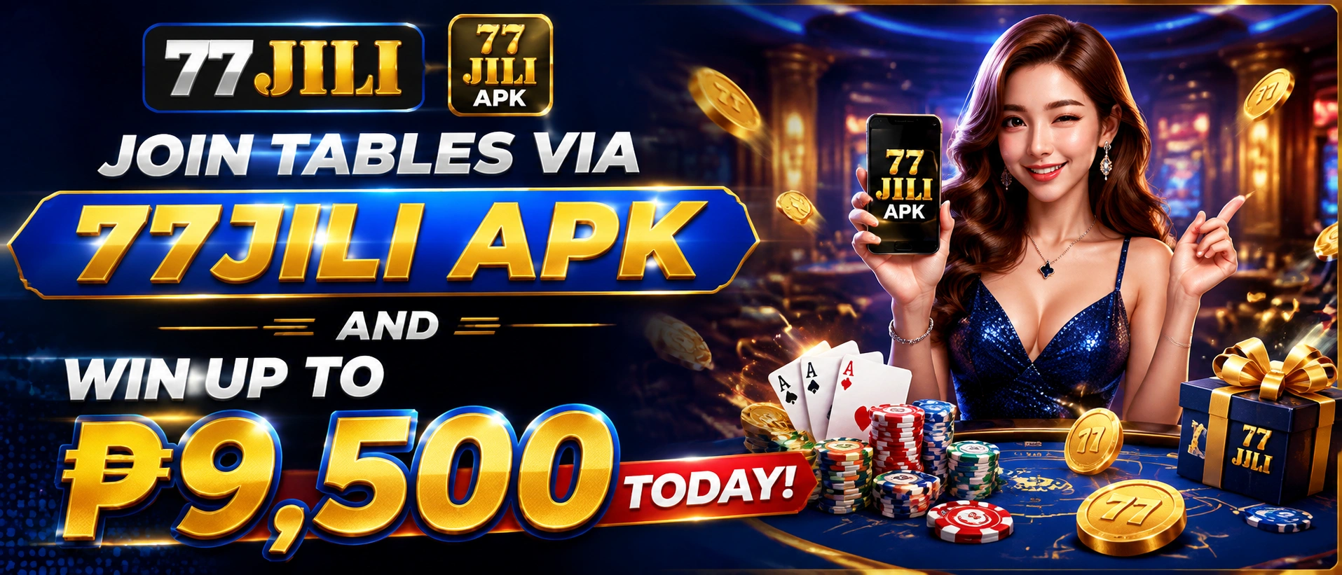 77JILI live casino banner 2