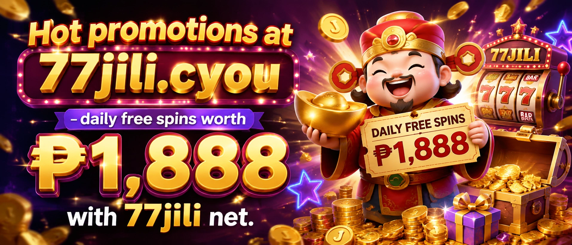 77JILI promotions banner 1