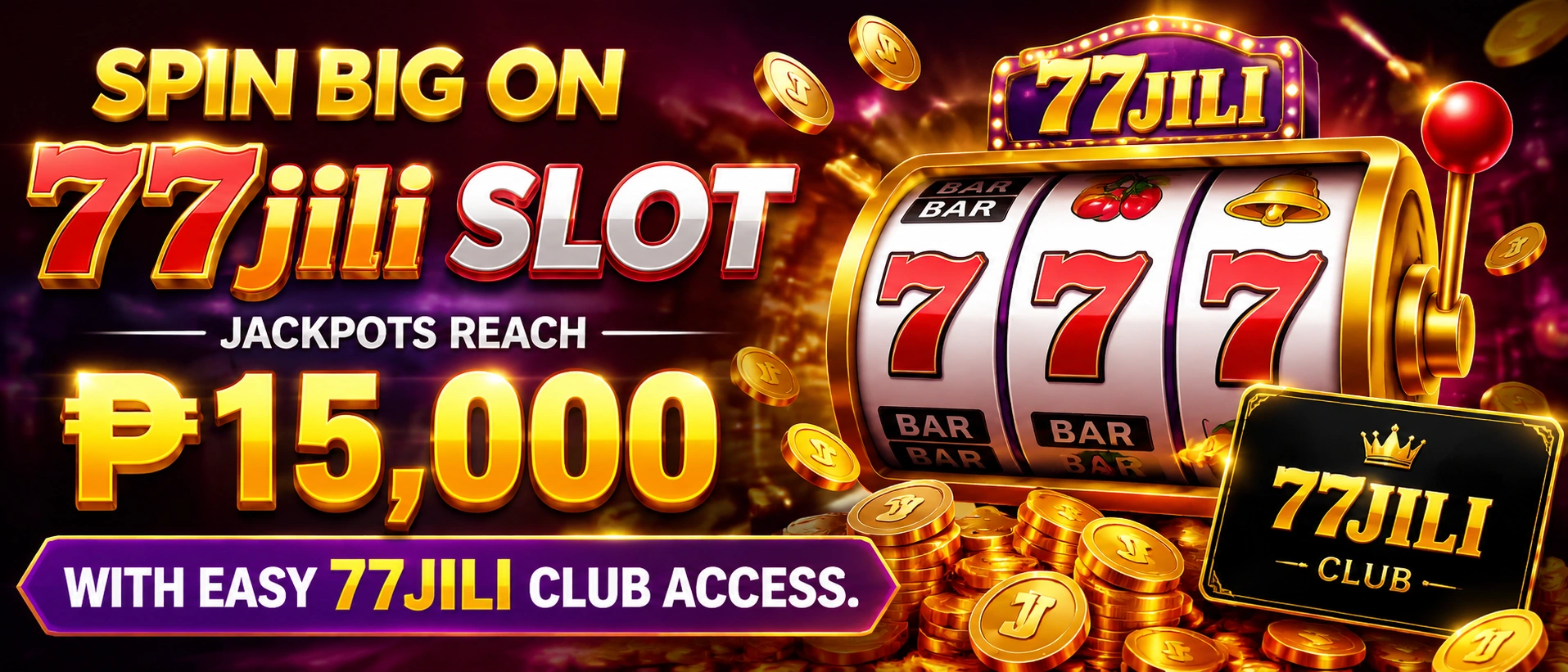 77JILI Reel Signal Lab banner para sa slots Philippines